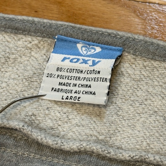 Grey Roxy Off Shoulder Sweatshirt - Picture 7 of 8